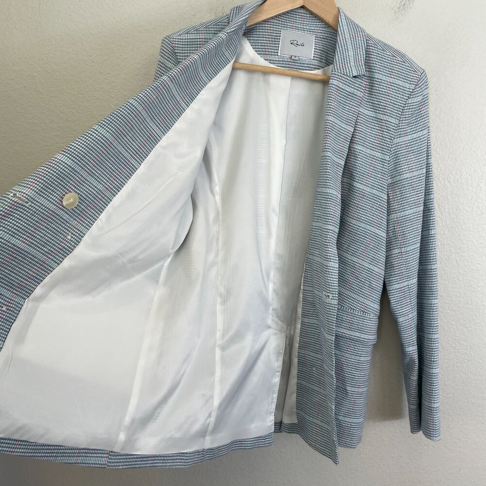 Rails Womens Small Nordic Check Double Breasted J… - image 16